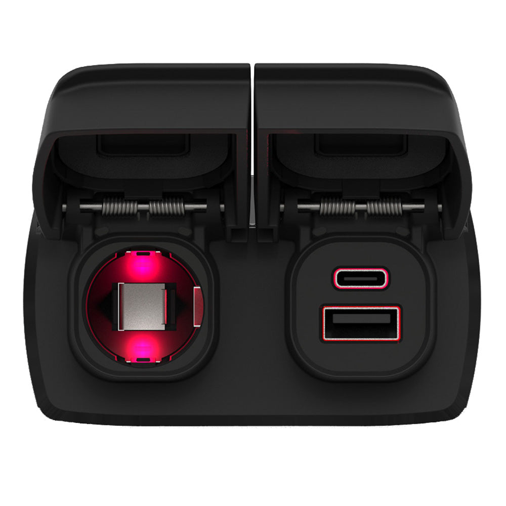 Scanstrut Flip Pro Duo USBA USBC w12V Power Socket SCMULTIF2