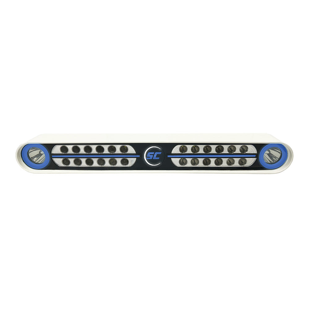 ShadowCaster Eagle Ray LED Light Bar White Housing Dual Optics SCMEAGLERAYWH