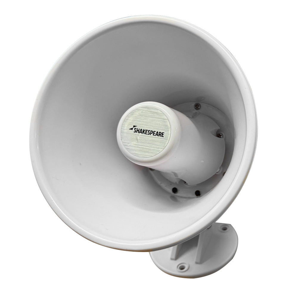 Shakespeare 15W 4Ohm 5 Loud Hailer Speaker wBracket Talkback White HS5A