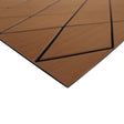 SeaDek 40 x 80 6mm Two Color Diamond Full Sheet  Brushed Texture  BrownBlack 1016mm x 2032mm x 6mm 5641189905