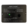SafeTAlert 62 Series Carbon Monoxide Alarm  12V  RV Flush Mount  Black 62542BL