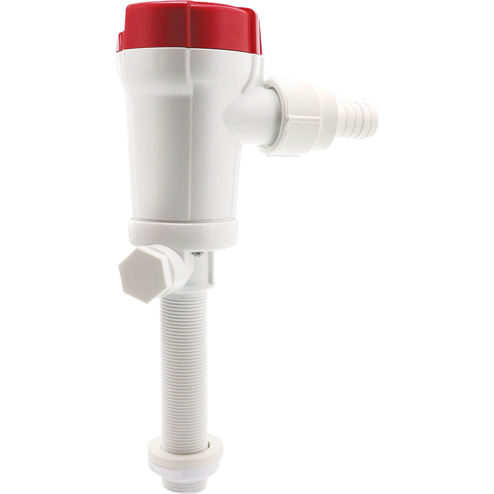 Rule 1100 GPH Livewell Pump Straight ThruHull Inlet 605STC