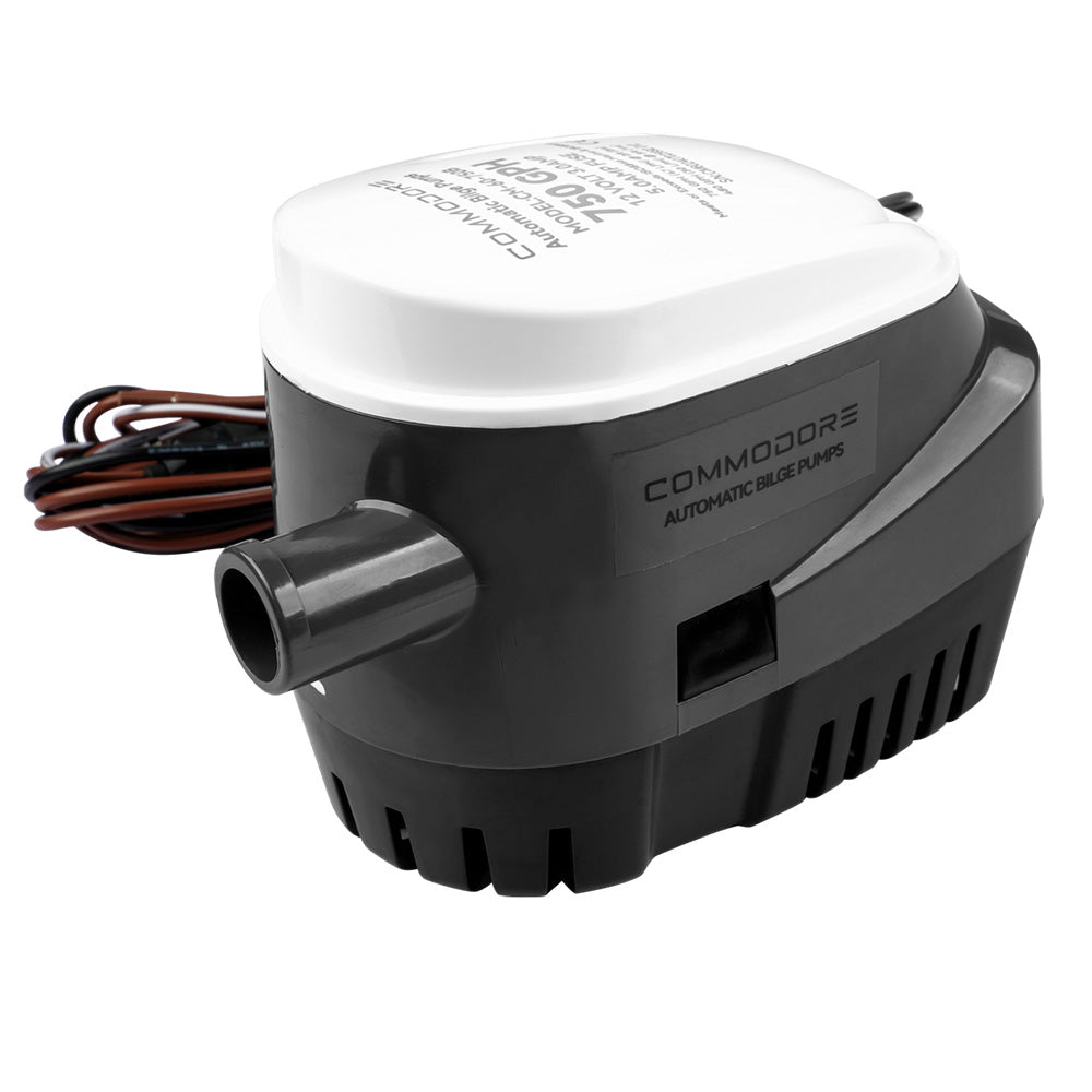 Commodore 750 GPH 60 Series Automatic Bilge Pump  12V CM60750B