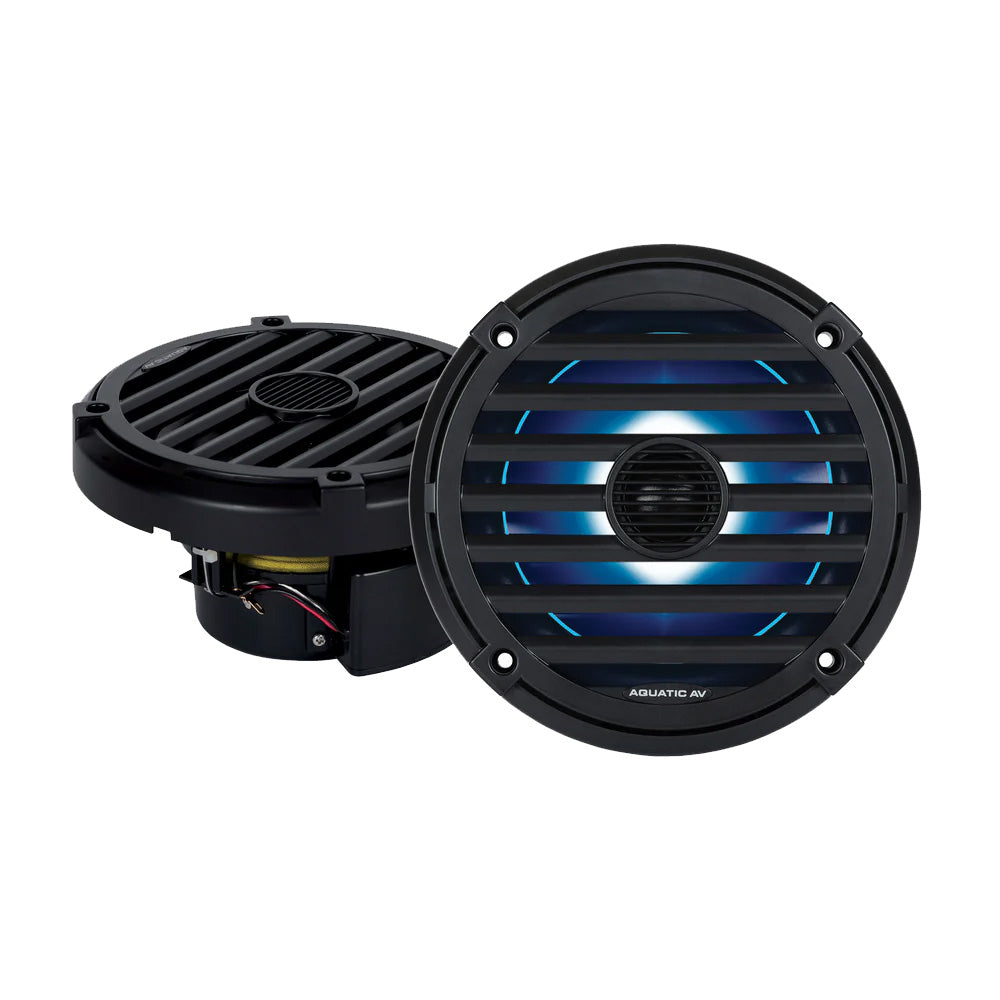 Aquatic AV ELITE 65 RGB Speakers Black Pair EL424