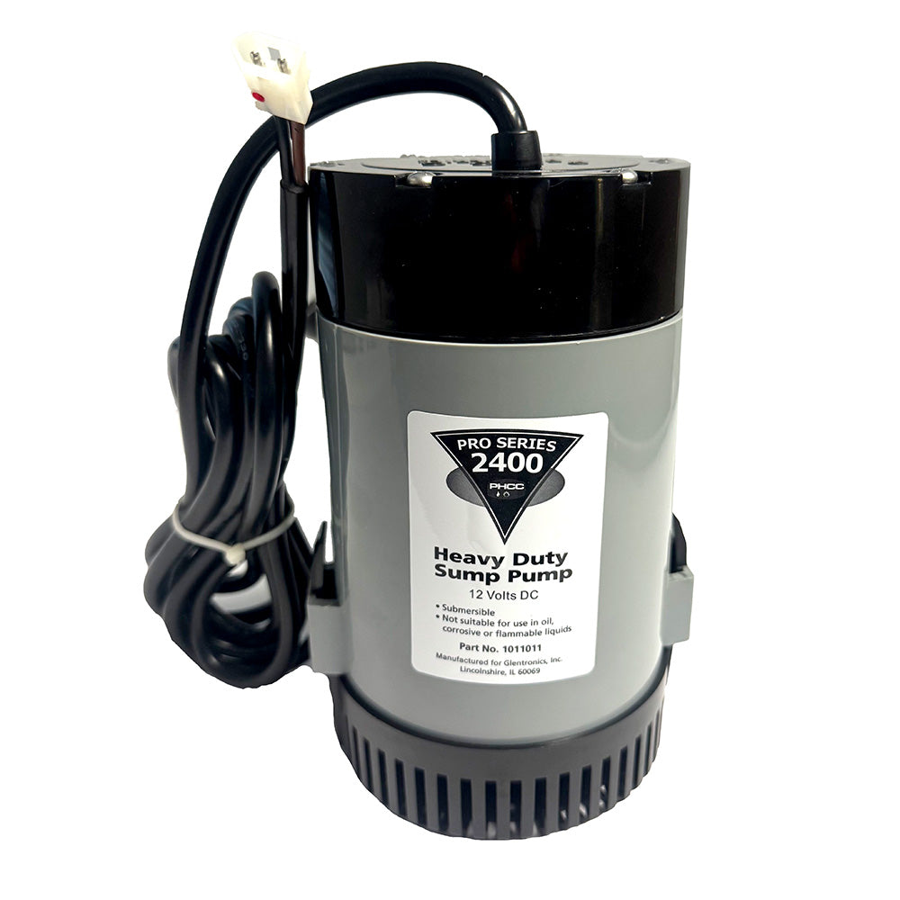 Johnson Pump Pro Series 2400 GPH Replacement Sump Pump 12V 2400GPH w10 Lift 15 Discharge 1011011