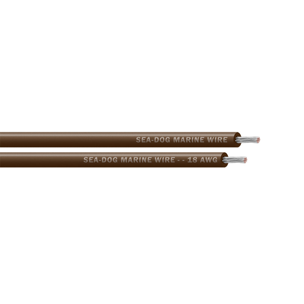 SeaDog 18 AWG Brown Primary Wire 250 8018074