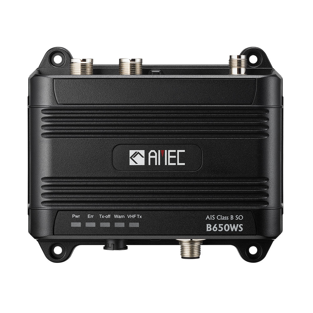AMEC B650WS Class B AIS Transceiver wWIFI VHF Antenna Splitter 5WSOTDMA NMEA 2000 NMEA 0183 USB AMECB650WS010