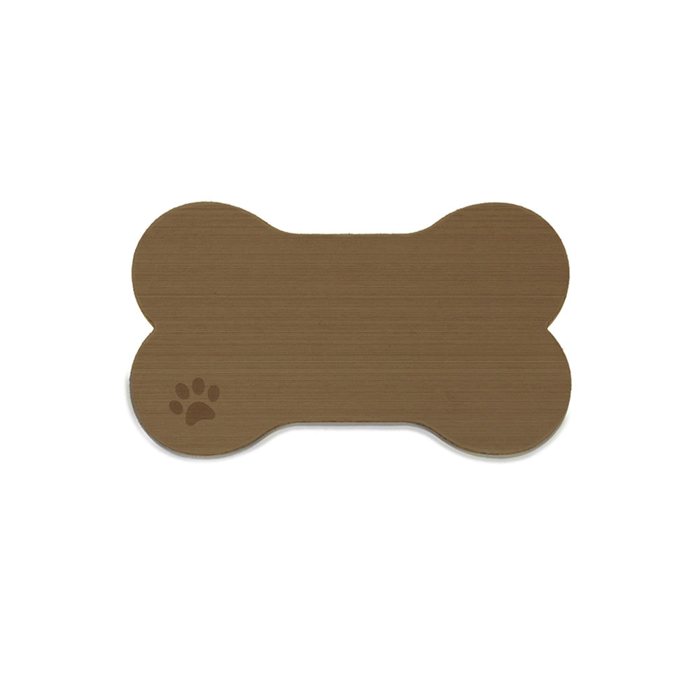 SeaDek Dog Bowl Mat CappuccinoBlack Small 12 x 21 6271391090