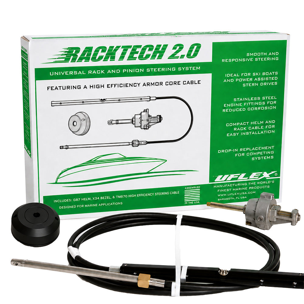 Uflex Racktech 20 High Efficiency Rack Pinion System Kit 16 Cable RACKTECH2016