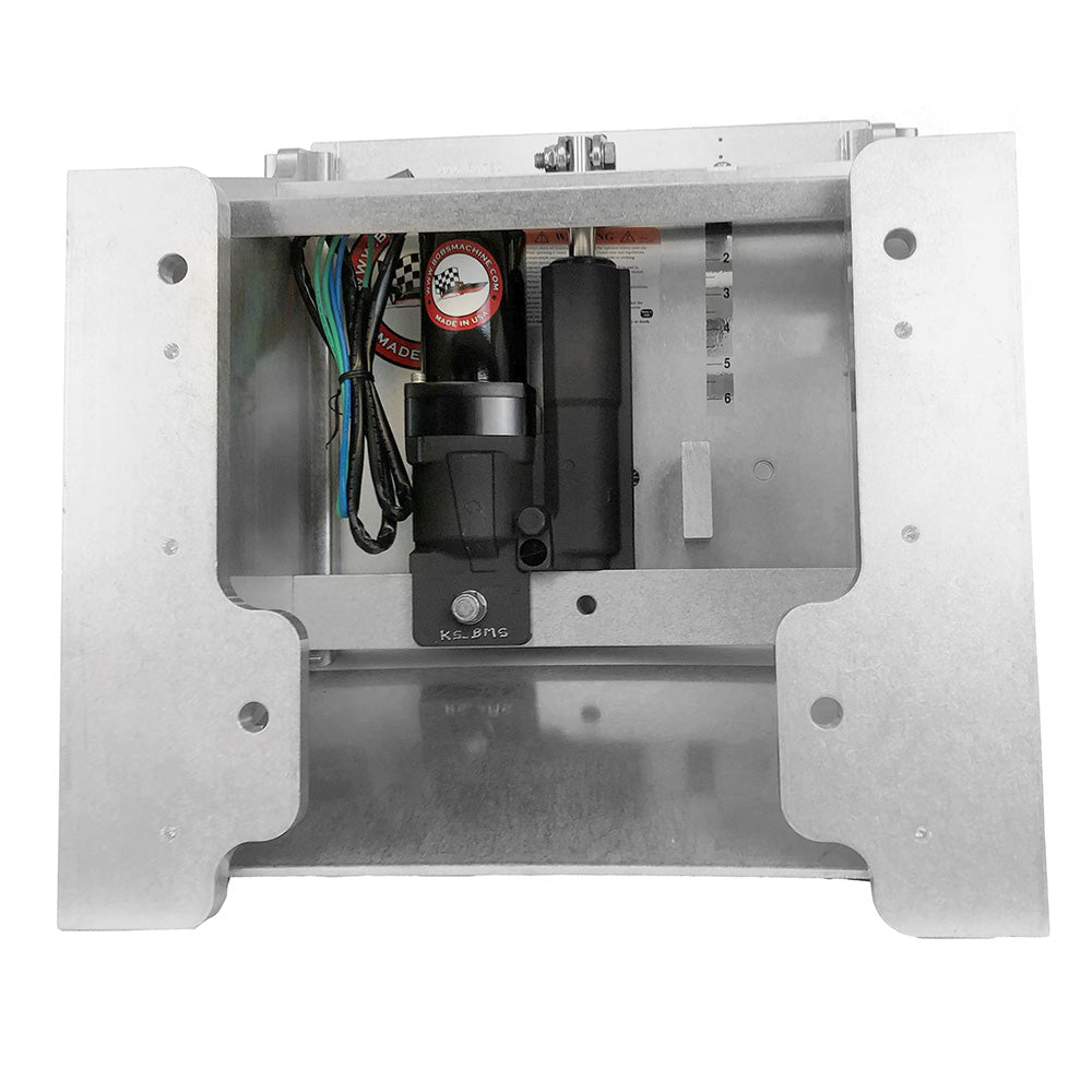 Bobs Machine 14 Setback Action Series Hydraulic Jack Plate Silver 100114001NOPCNOSPNNG