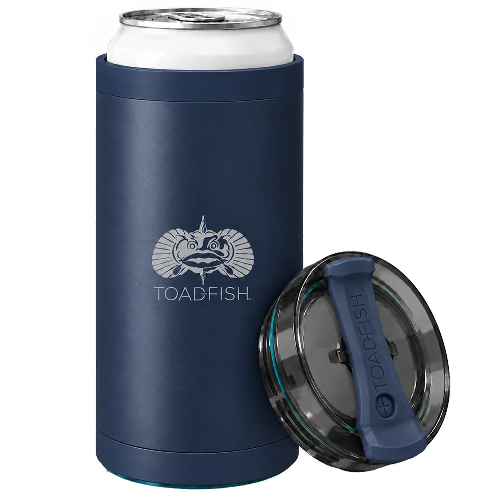 Toadfish SmartGrip 4in1 Can Cooler 12oz Navy 1417