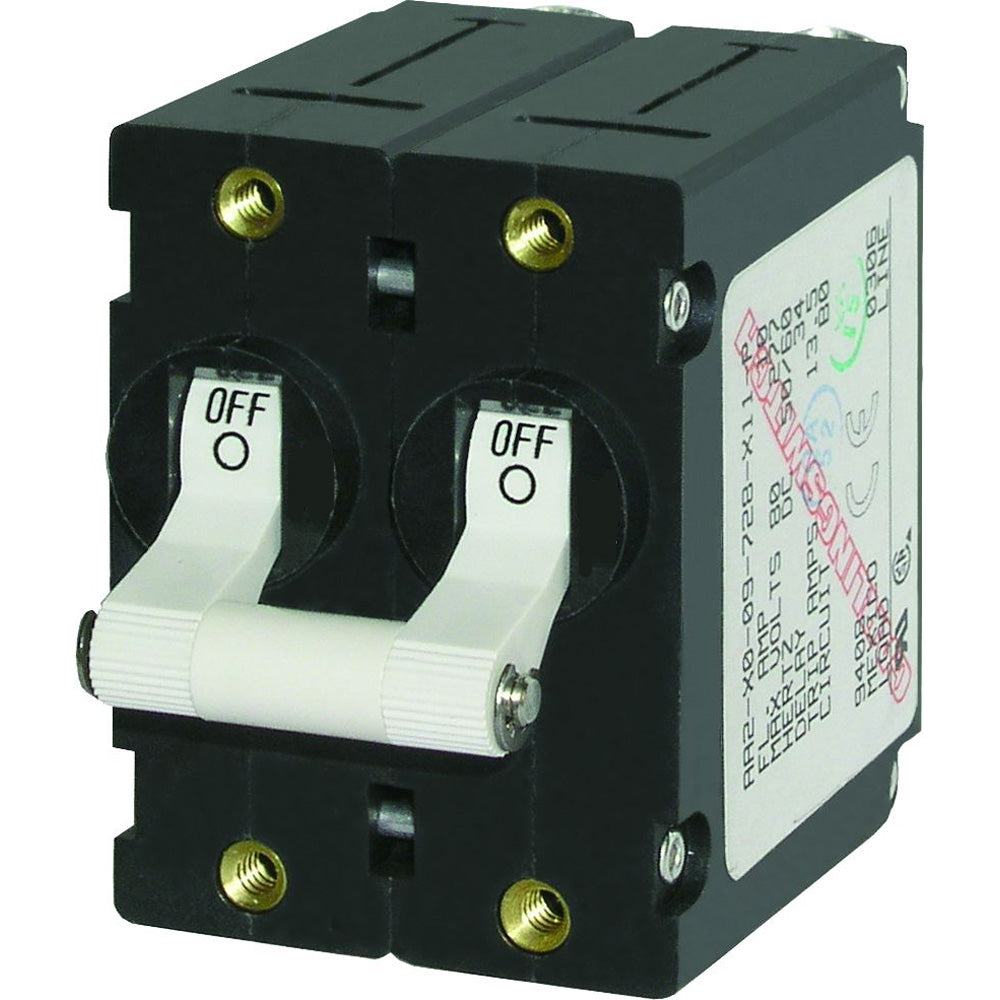 Blue Sea 7235 ASeries Double Pole Toggle 15AMP White 7235