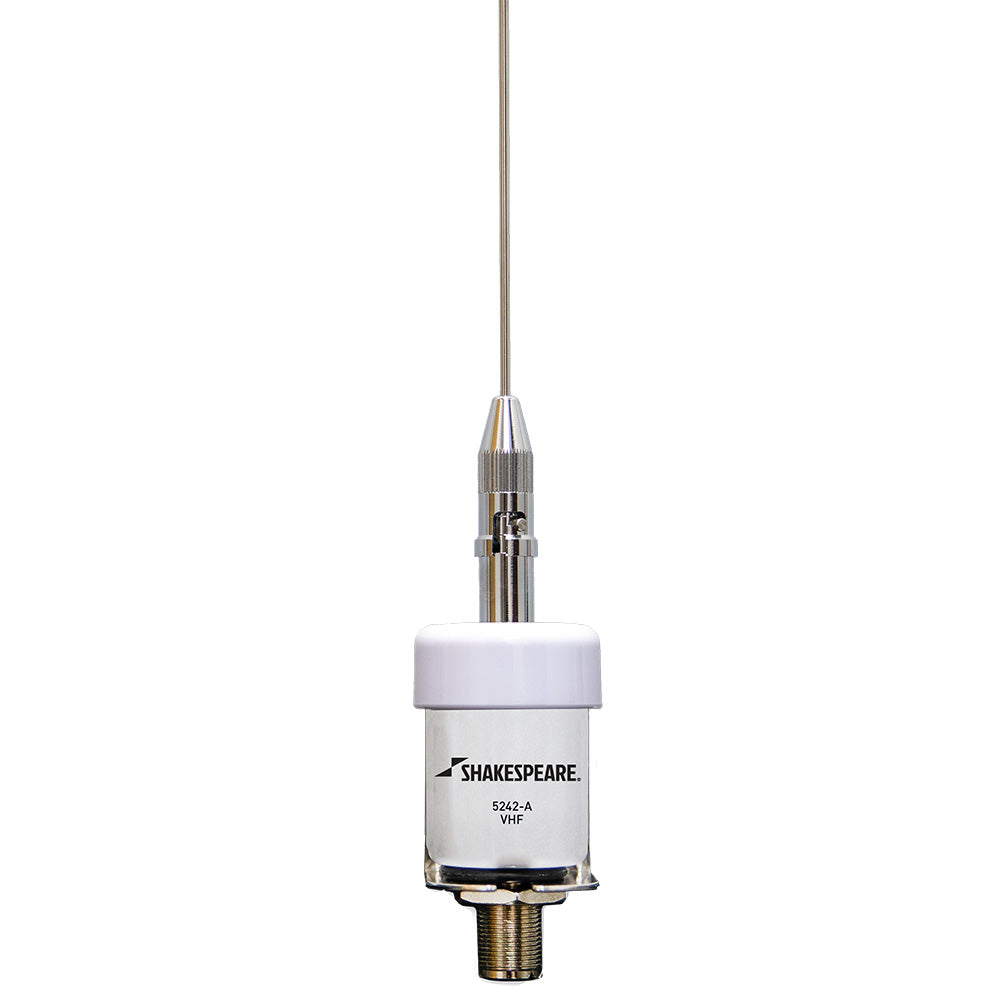 Shakespeare VHF 36in 5242A SS Whip Low Profile EndFed Antenna No Cable 5242A