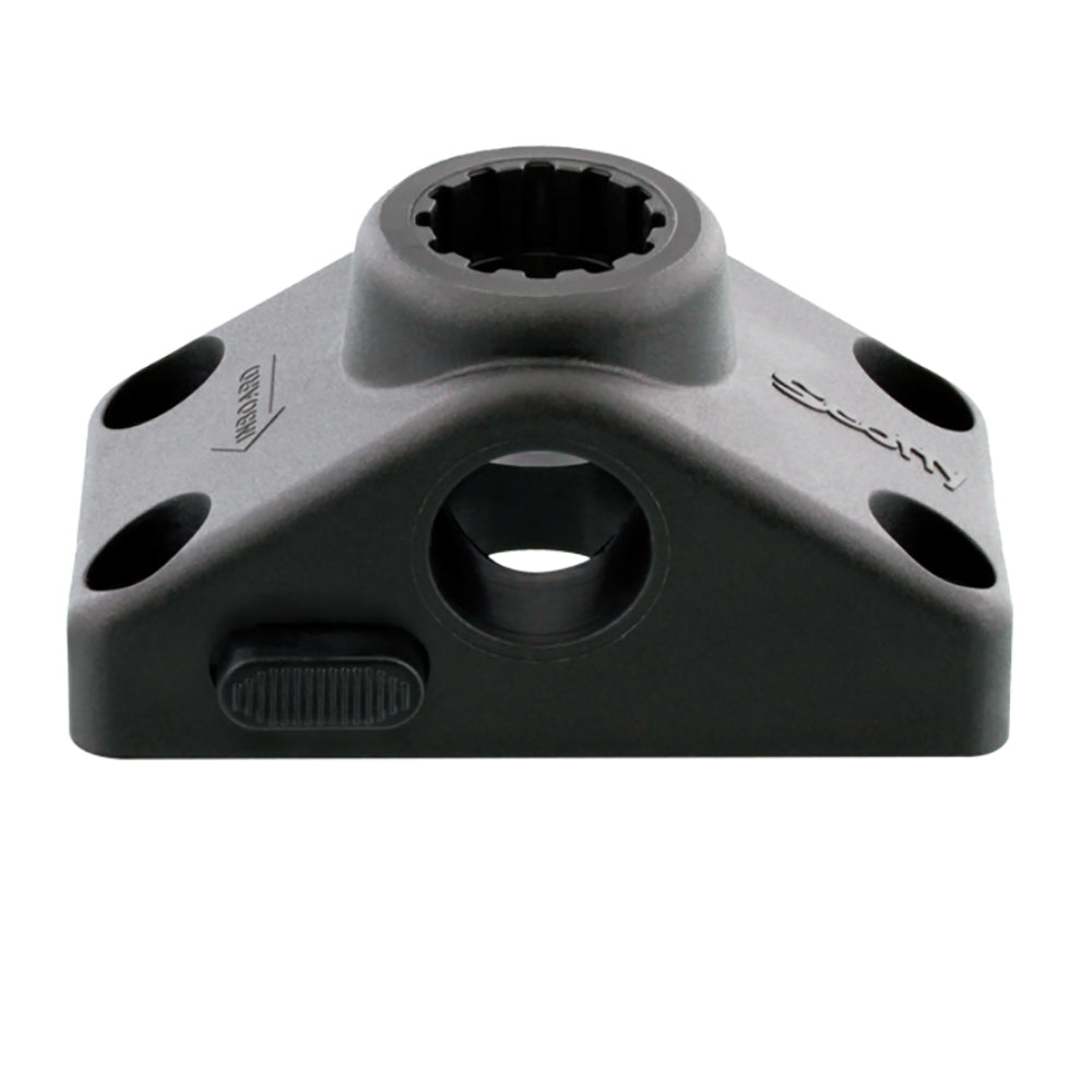 Scotty 241 Locking Combination Side or Deck Mount Black 241LBK