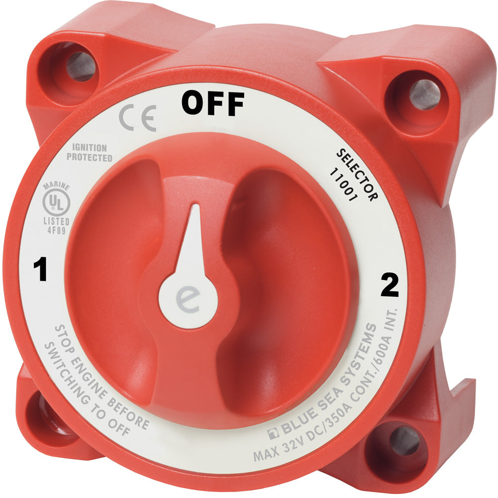 Blue Sea 11001 eSeries Battery Switch wAlternator Field Disconnect 3Position 11001