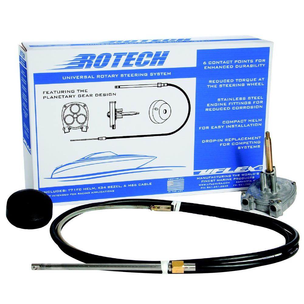 UFlex Rotech 10 Rotary Steering Package Cable Bezel Helm ROTECH10FC