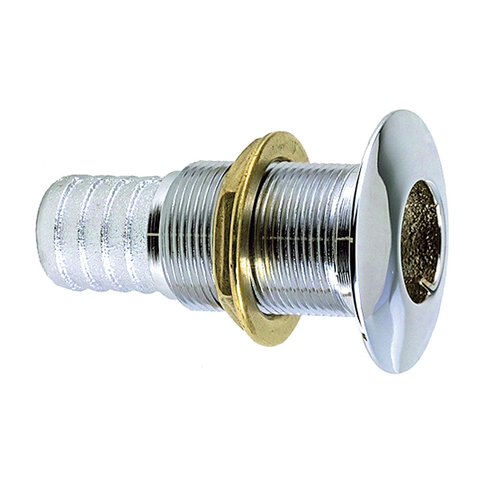 Perko 58 ThruHull Fitting f Hose Chrome Plated Bronze MADE IN THE USA 0350004DPC