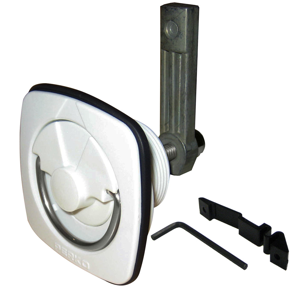 Perko Flush Latch White 1082DP3WHT