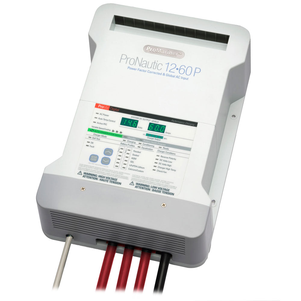 ProMariner ProNautic 1260P 60 Amp 3 Bank Battery Charger 63160