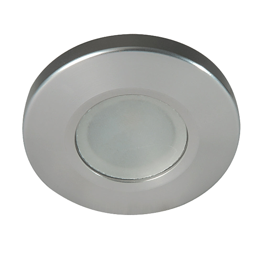 Lumitec Orbit Flush Mount Down Light Brushed Finish 4Color WhiteRedBluePurple NonDimming 112500