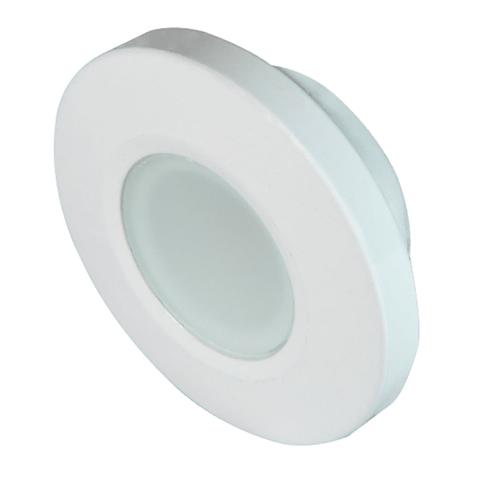 Lumitec Orbit Flush Mount Down Light White Finish White NonDimming 112523
