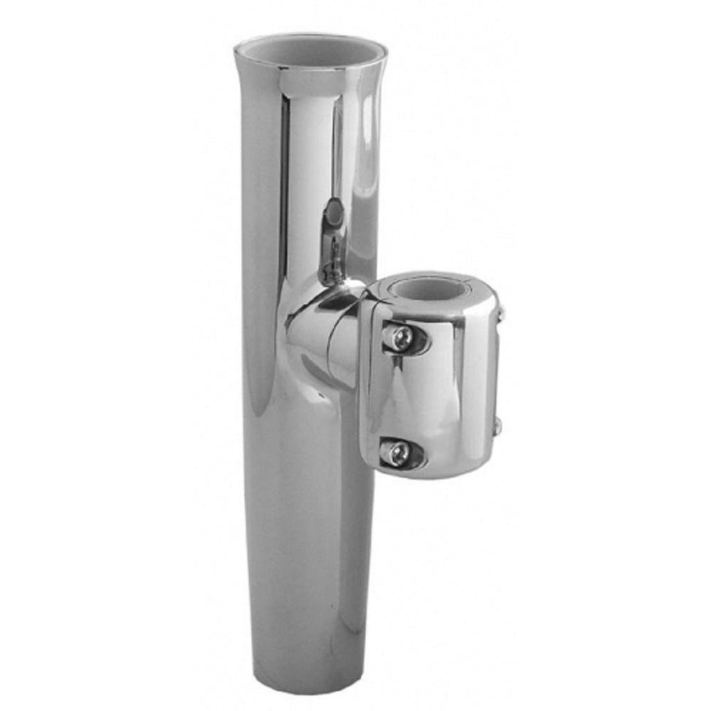 TACO Stainless Steel ClampOn Adjustable Rod Holder Fits 78 1 OD Tubing F162600POL1