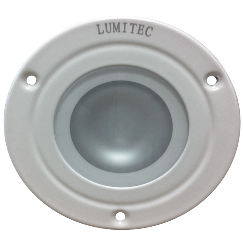 Lumitec Shadow Flush Mount Down Light White Finish 3Color RedBlue NonDimming wWhite Dimming 114128