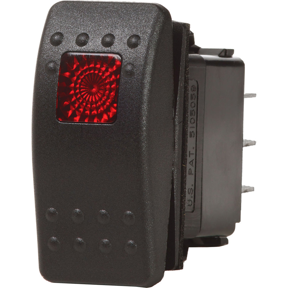 Blue Sea 7943 Contura II Switch SPDT ONOFFON Black 7943