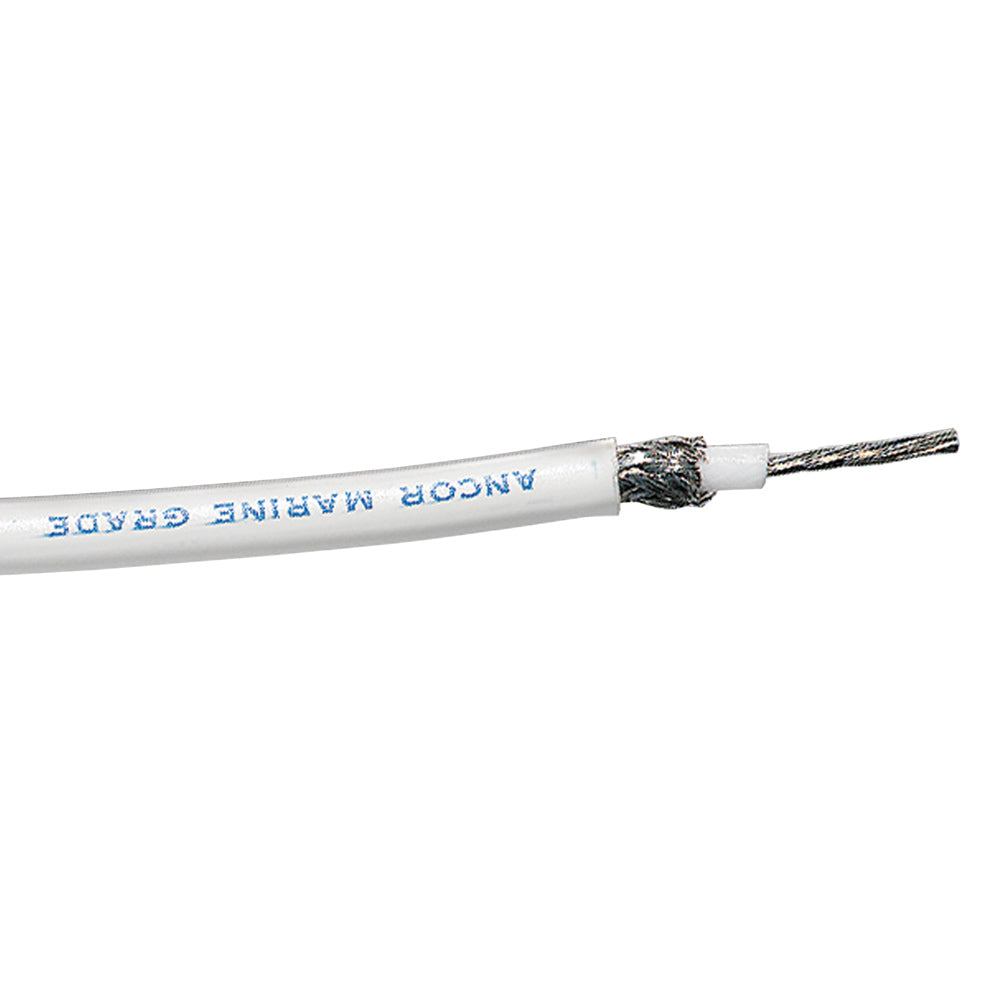 Ancor RG213 White Tinned Coaxial Cable 100 151710