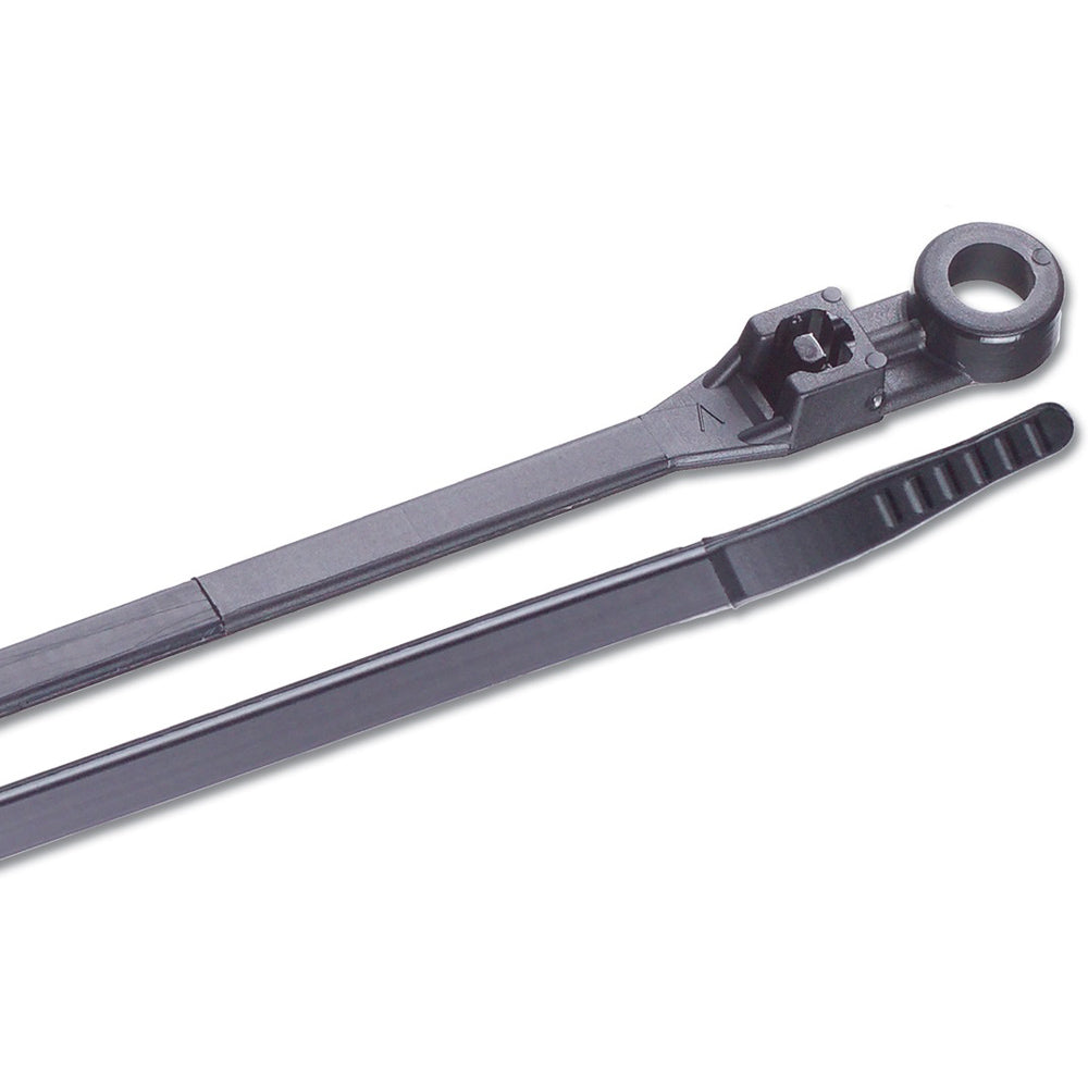 Ancor 14 UV Black Mounting Cable Zip Ties 100 Pack 199258