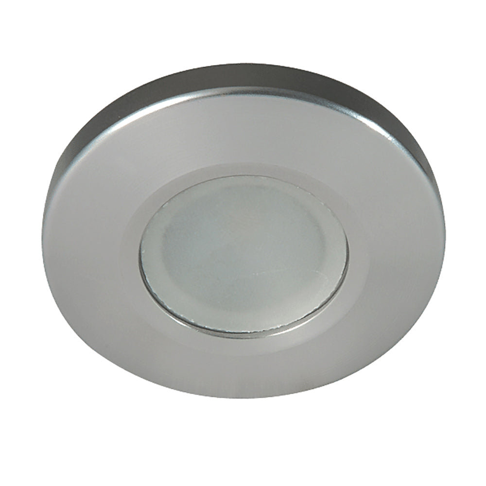 Lumitec Orbit Spectrum Flush Mount Down Light Brushed Housing White Dimming RedBlue NonDimming 112507