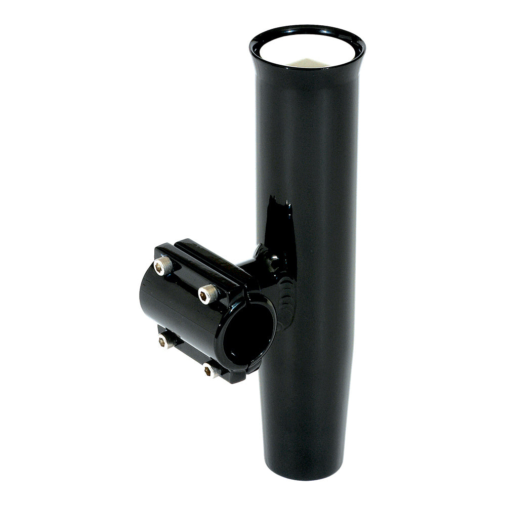 Lees ClampOn Rod Holder Black Aluminum Horizontal Mount Fits 1660 OD Pipe RA5203BK