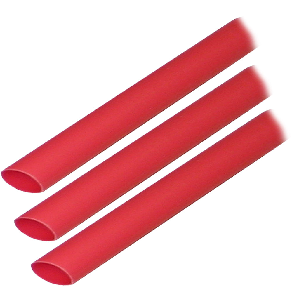 Ancor Adhesive Lined Heat Shrink Tubing ALT 38 x 3 3Pack Red 304603