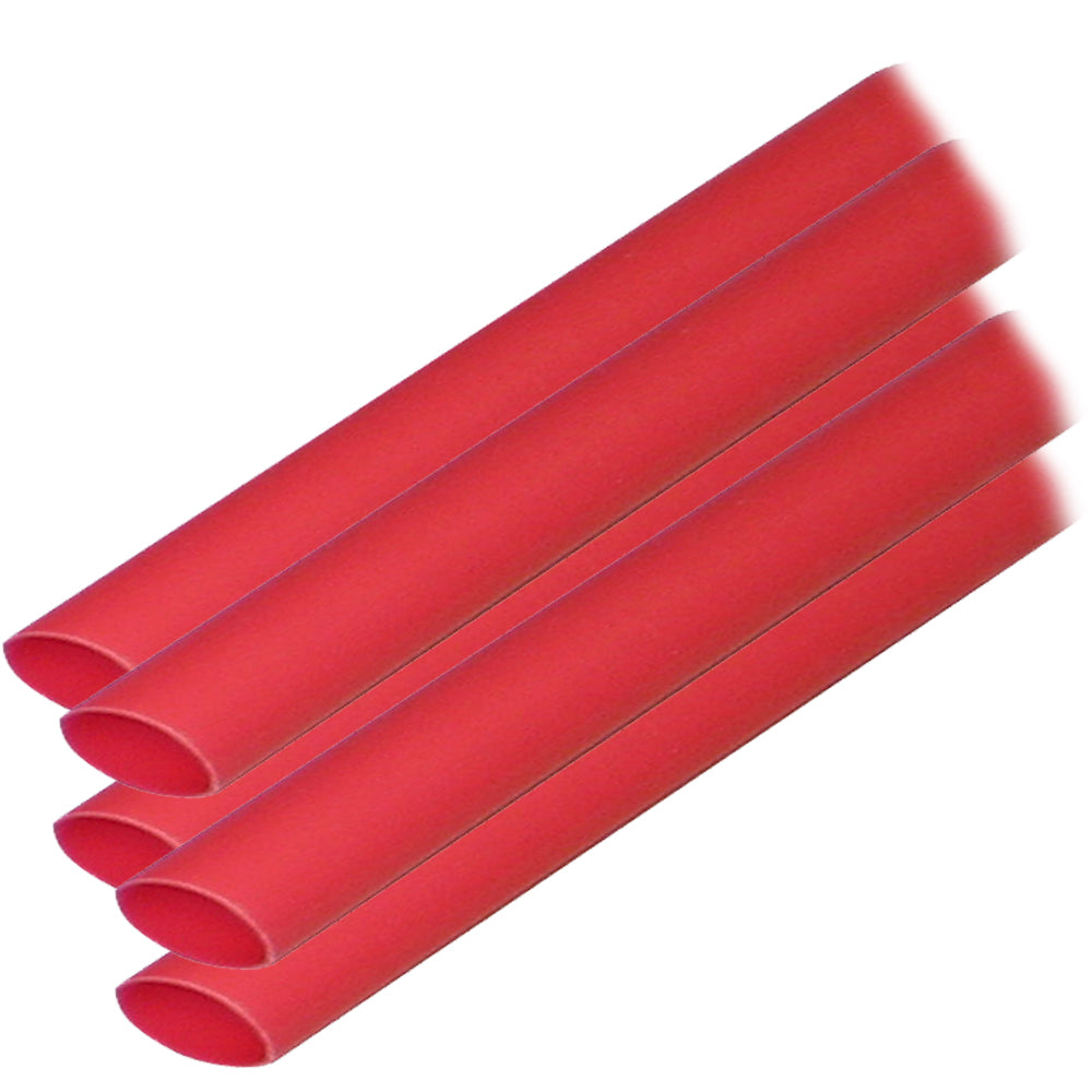 Ancor Adhesive Lined Heat Shrink Tubing ALT 38 x 12 5Pack Red 304624