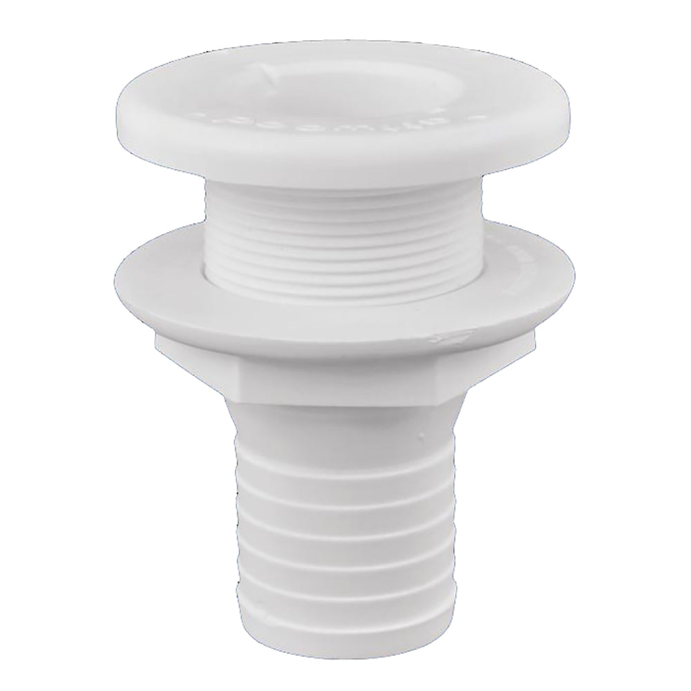 Attwood Plastic ThruHull Fitting 112 White 38753