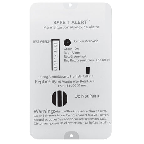 SafeTAlert FX4 Carbon Monoxide Alarm FX4