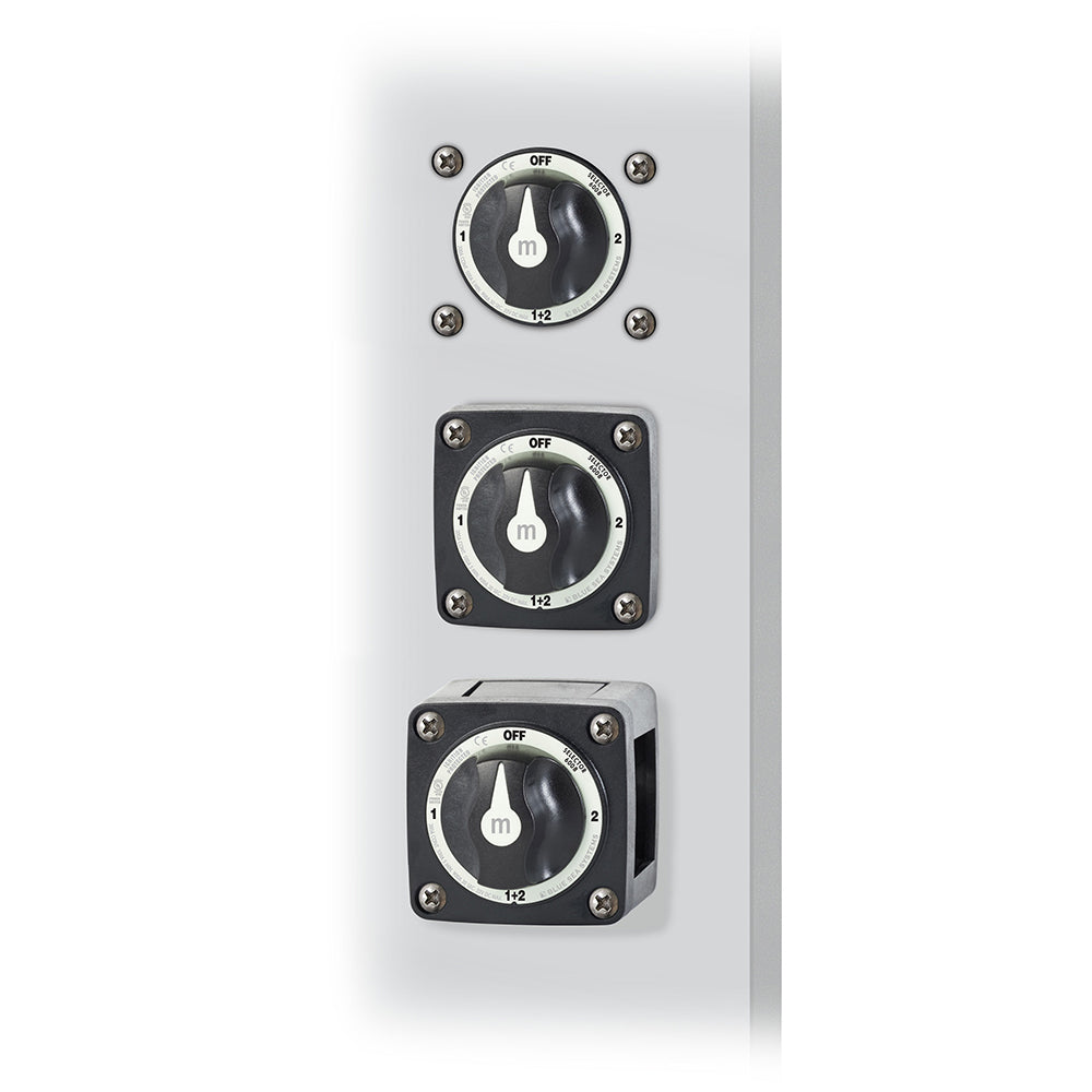 Blue Sea 6008200 mSeries Selector 3 Position Battery Switch Black 6008200