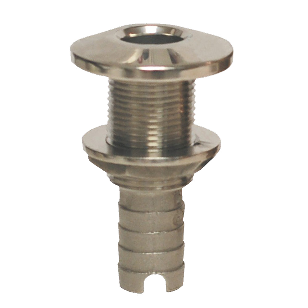GROCO Stainless Steel Hose Barb ThruHull Fitting 112 HTH1500S