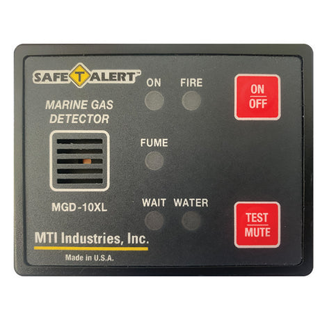 SafeTAlert Gas Vapor Alarm Fume Fire Bilge Water  Black Surface Mount MGD10XL