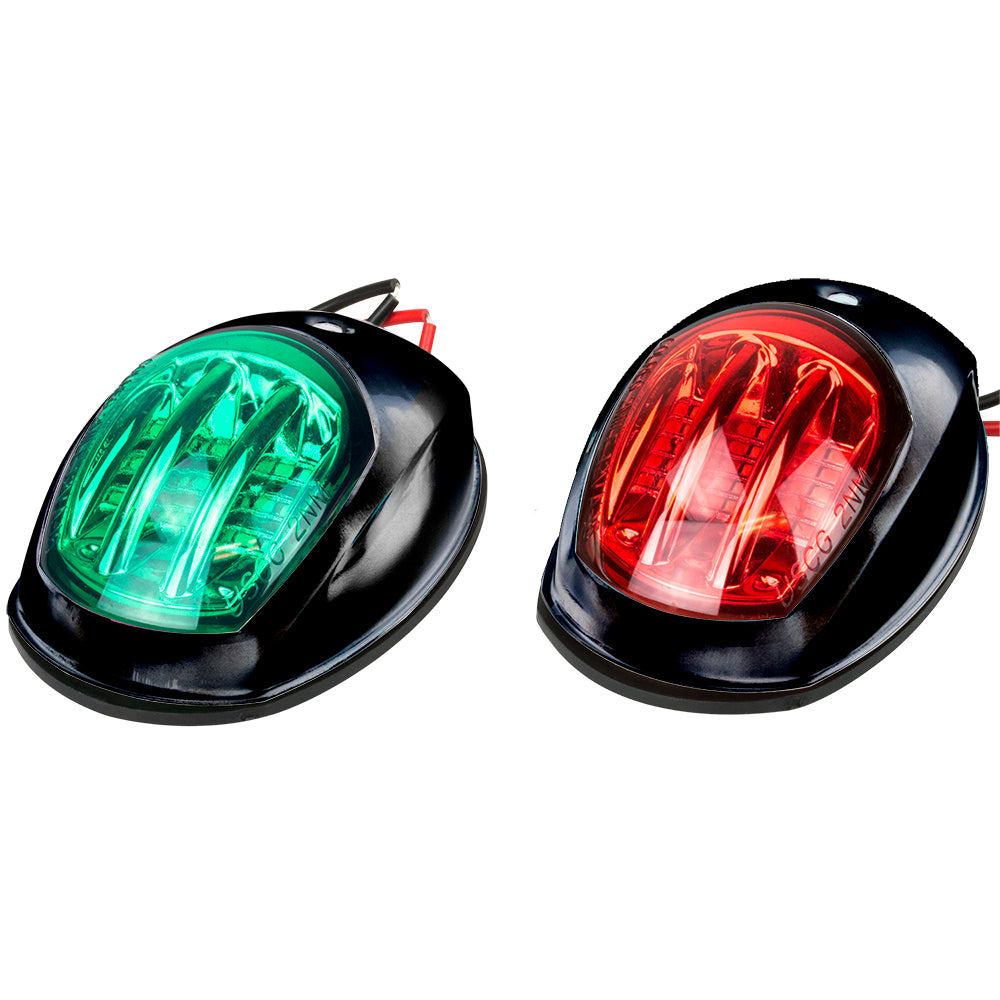 SeaDog Black LED Navigation Lights Port Starboard 4000731