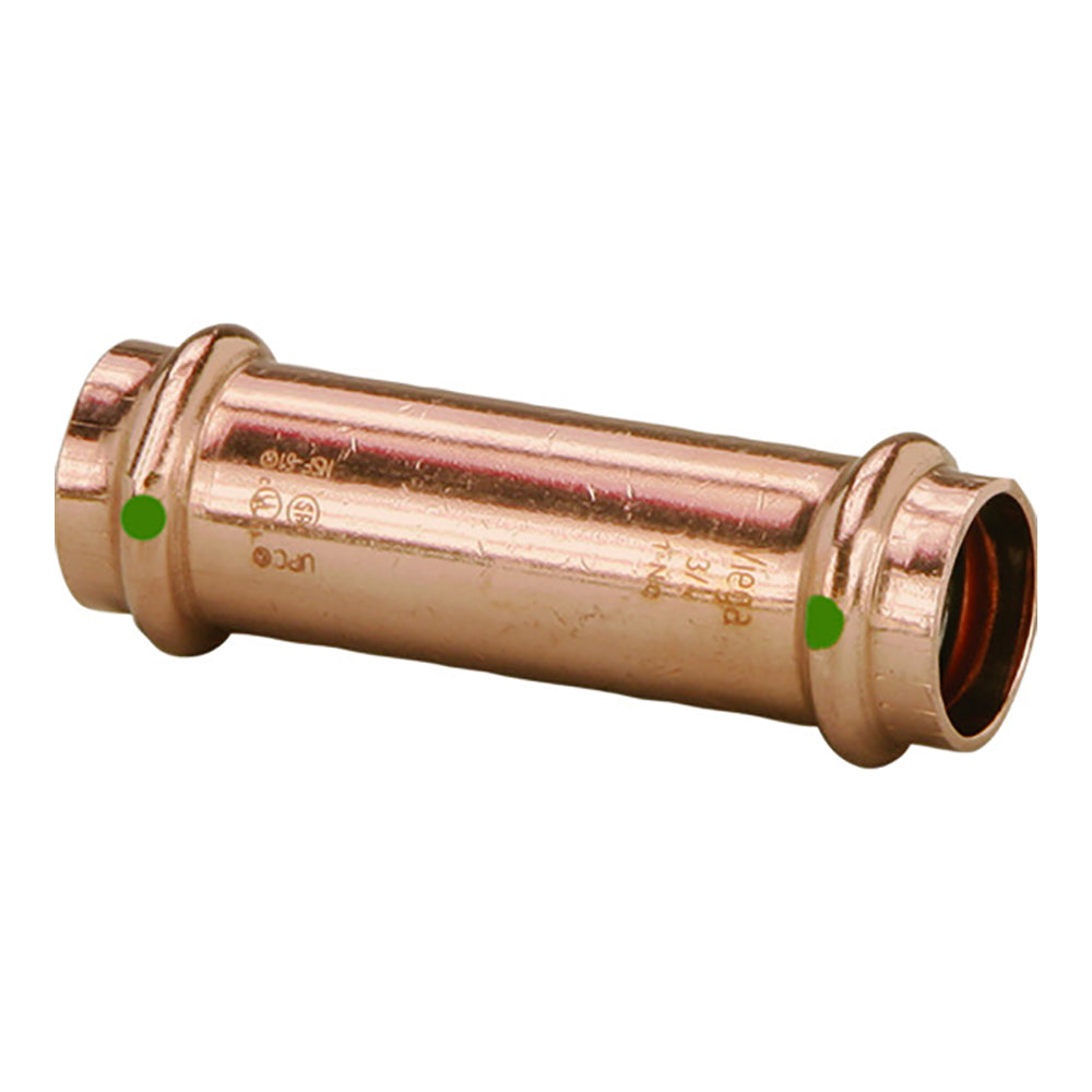 Viega ProPress 12 Extended Coupling wo Stop Double Press Connection Smart Connect Technology 79005
