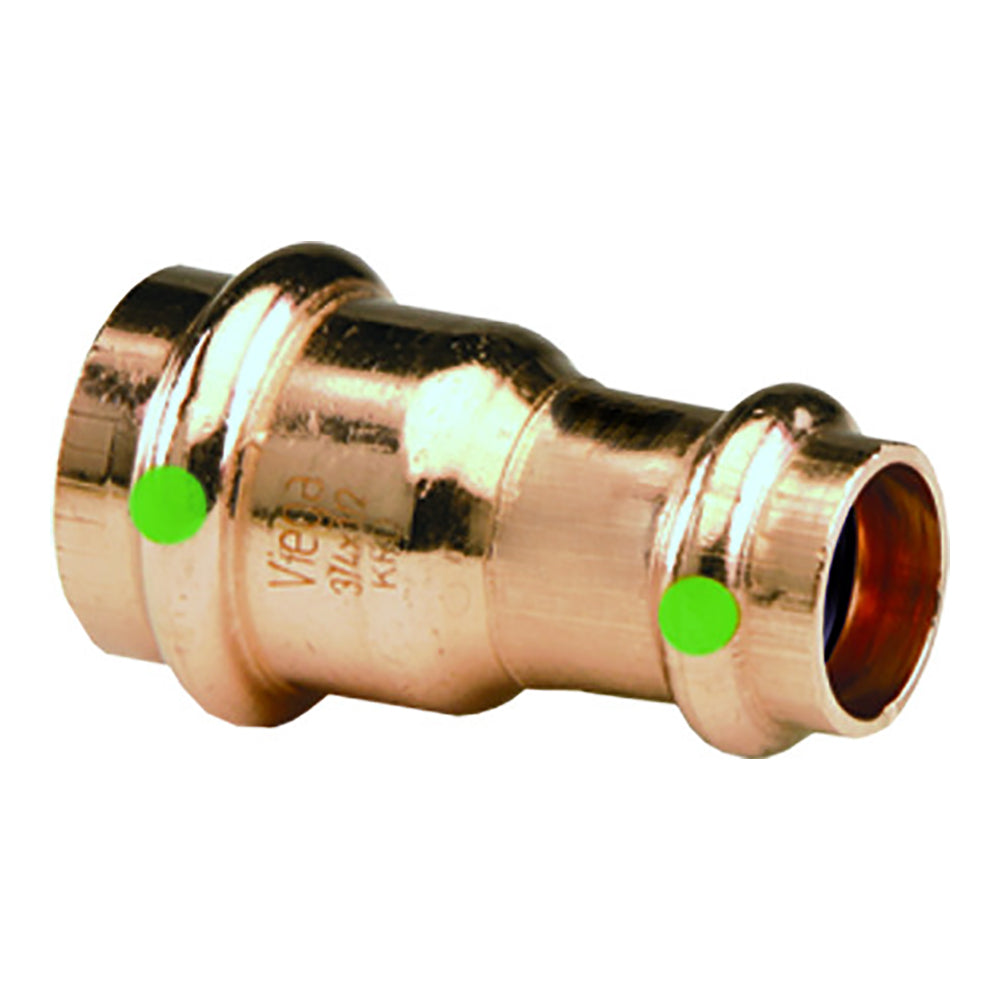 Viega ProPress 1 x 34 Copper Reducer Double Press Connection Smart Connect Technology 78152