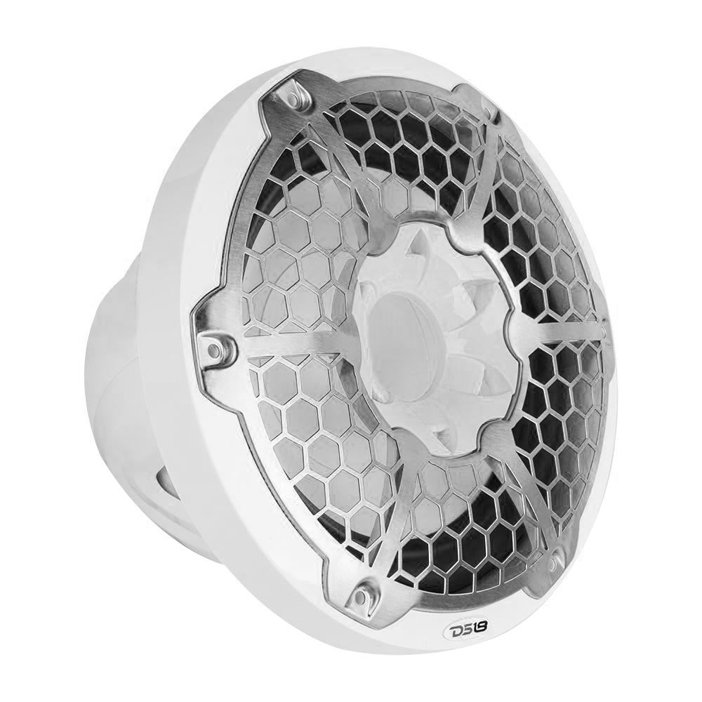DS18 HYDRO 10 Subwoofer wRGB Lights 600W White NXL10SUB