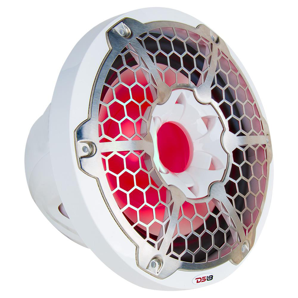 DS18 HYDRO 12 Subwoofer wRGB Lights 700W White NXL12SUBWH