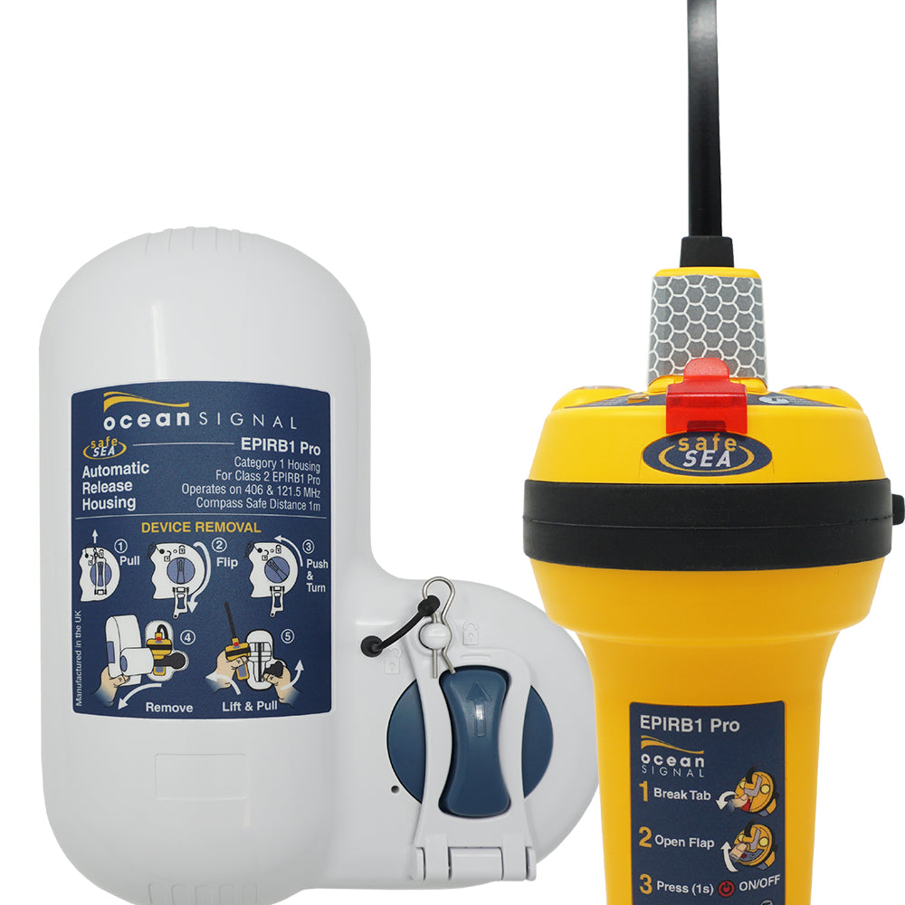 Ocean Signal SafeSea EPIRB1 Pro FloatFree Category 1 EPIRB 702S03401