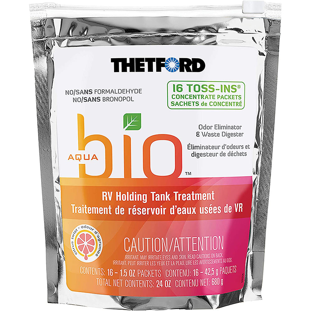Thetford AquaBio 16 TossIns Concentrate Packets 96590