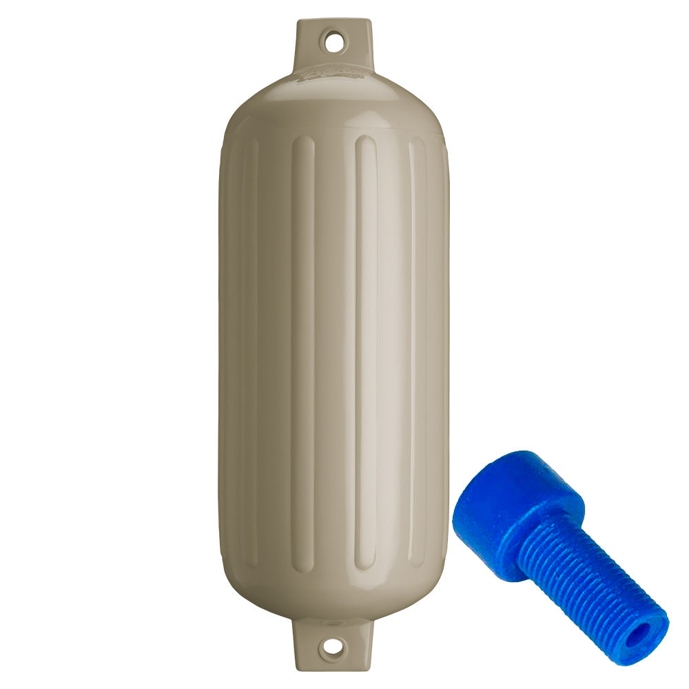 Polyform G6 Twin Eye Fender 11 x 30 Sand wAdapter G6 SAND WAIR ADAPTER