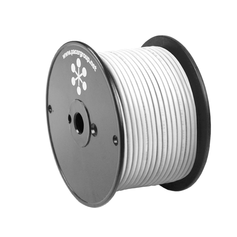 Pacer White 14 AWG Primary Wire 100 WUL14WH100