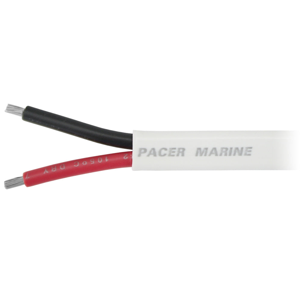Pacer 162 AWG Duplex Cable Flat Cable RedBlack 100 W162DC100