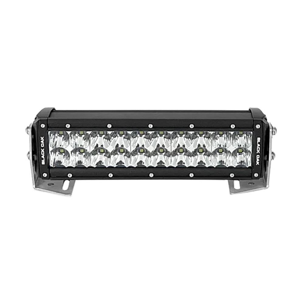 Black Oak Pro Series 30 Double Row 10 LED Light Bar Combo Optics Black Housing 10CD5OS